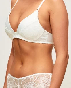 Shorty en dentelle florale