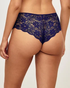 Shorty en dentelle florale