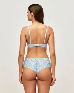Shorty en dentelle florale