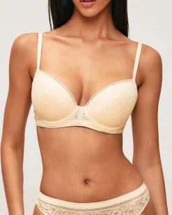 Soutien-gorge ampliforme en dentelle florale