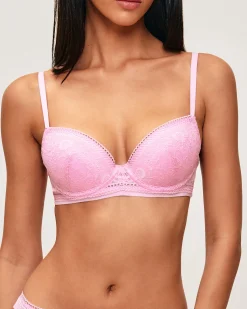 Soutien-gorge ampliforme en dentelle florale