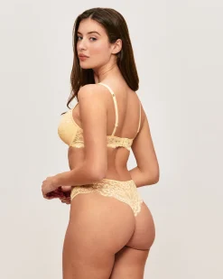 Soutien-gorge ampliforme en dentelle florale