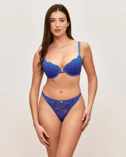 Soutien-gorge ampliforme en dentelle florale