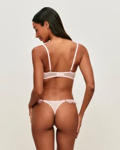 Soutien-gorge ampliforme en dentelle florale