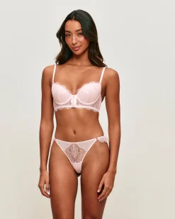 Soutien-gorge ampliforme en dentelle florale