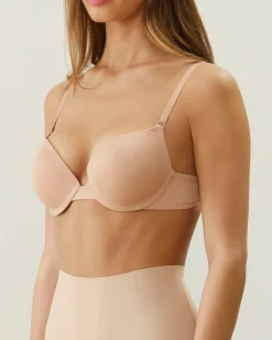 Soutien-gorge ampliforme en microfibre