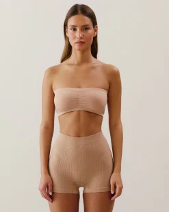 Soutien-gorge bandeau en seamless