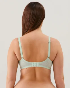 Soutien-gorge corbeille en dentelle écru