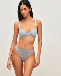 Soutien-gorge corbeille en dentelle avec bijou soleil