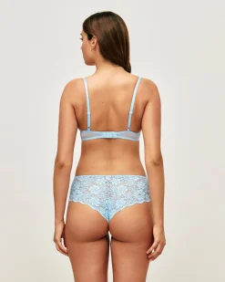 Soutien-gorge push-up en dentelle florale