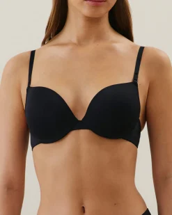 Soutien-gorge push-up en microfibre