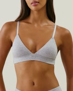 Soutien-gorge triangle ampliforme en coton