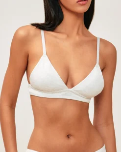 Soutien-gorge triangle ampliforme en coton
