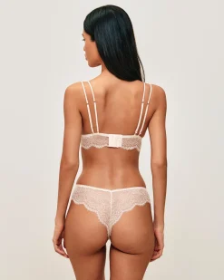 Soutien-gorge triangle ampliforme en dentelle