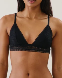 Soutien-gorge triangle en dentelle