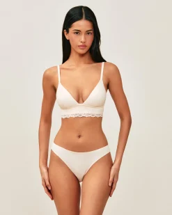 Soutien-gorge triangle en microfibre