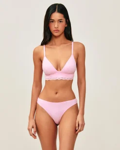 Soutien-gorge triangle en microfibre