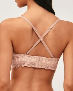 Soutien-gorge triangle en microfibre motif serpent