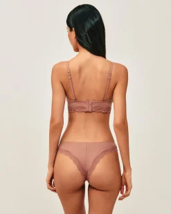 Soutien-gorge triangle en microfibre