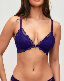 Soutien-gorge triangle push-up en dentelle