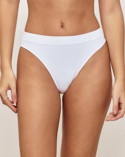 String taille haute côtelé