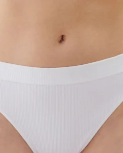 String taille haute côtelé