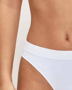 String taille haute côtelé