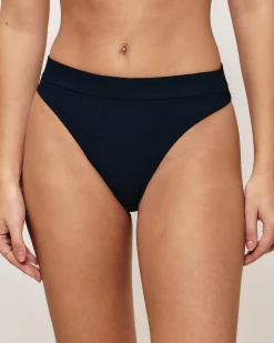 String taille haute côtelé