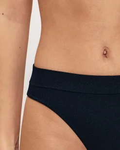 String taille haute côtelé