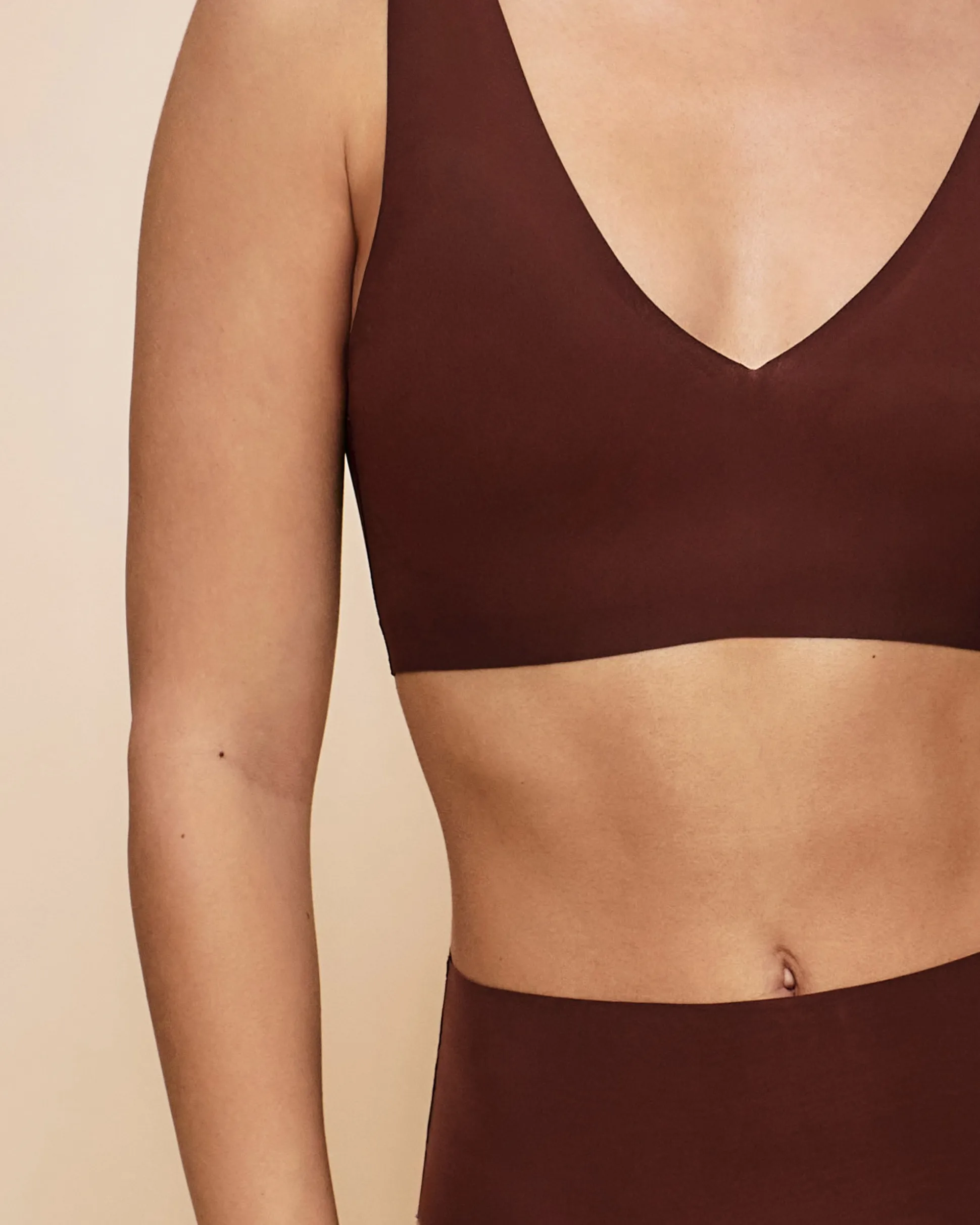 String taille haute en microfibre