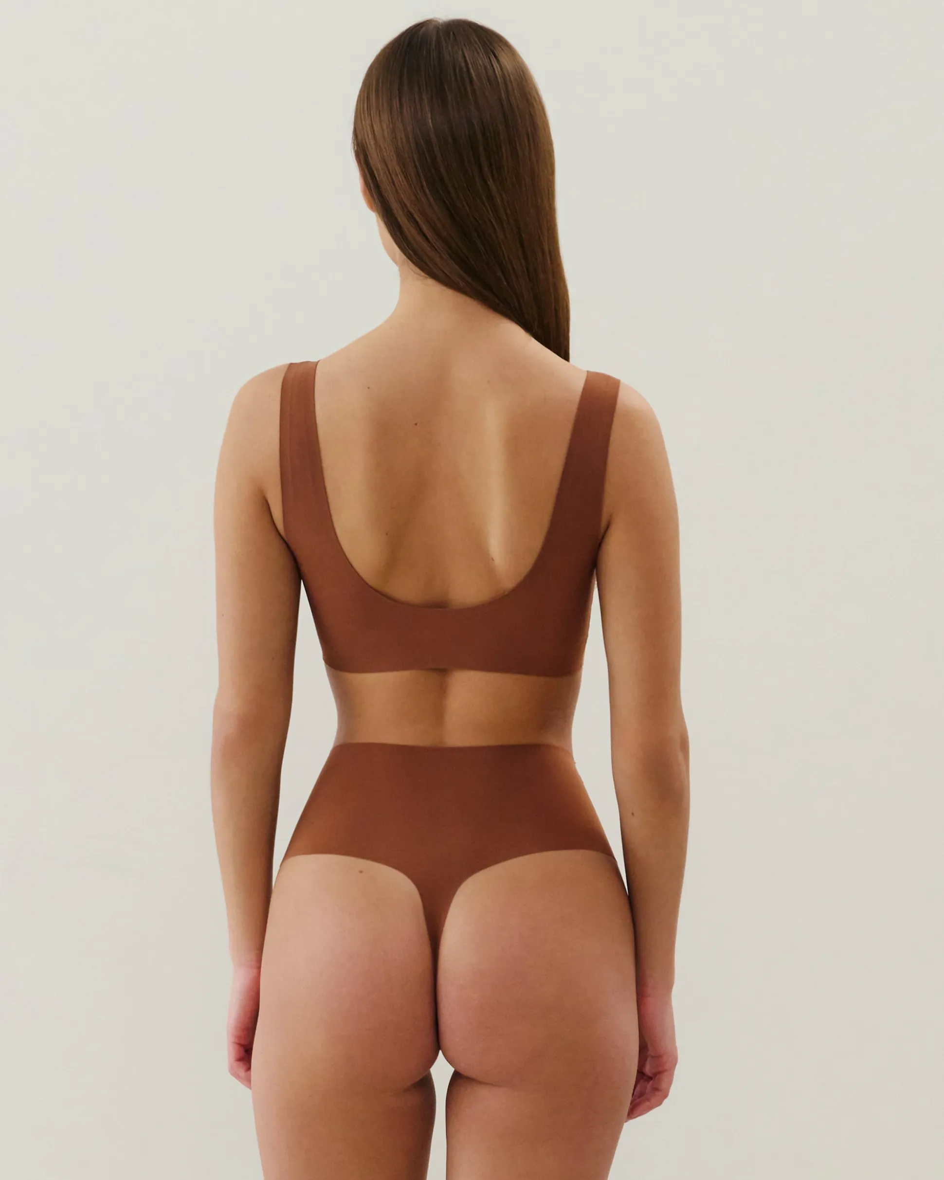 String taille haute en microfibre