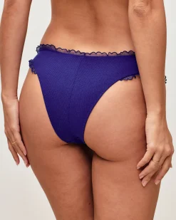 Tanga en coton broderie pastèque "Juicy