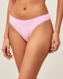 Tanga en microfibre et dentelle