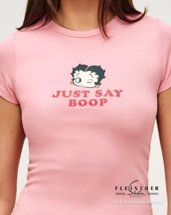 Top court en jersey Betty Boop