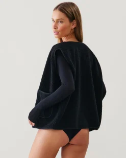 Veste sans manches sherpa